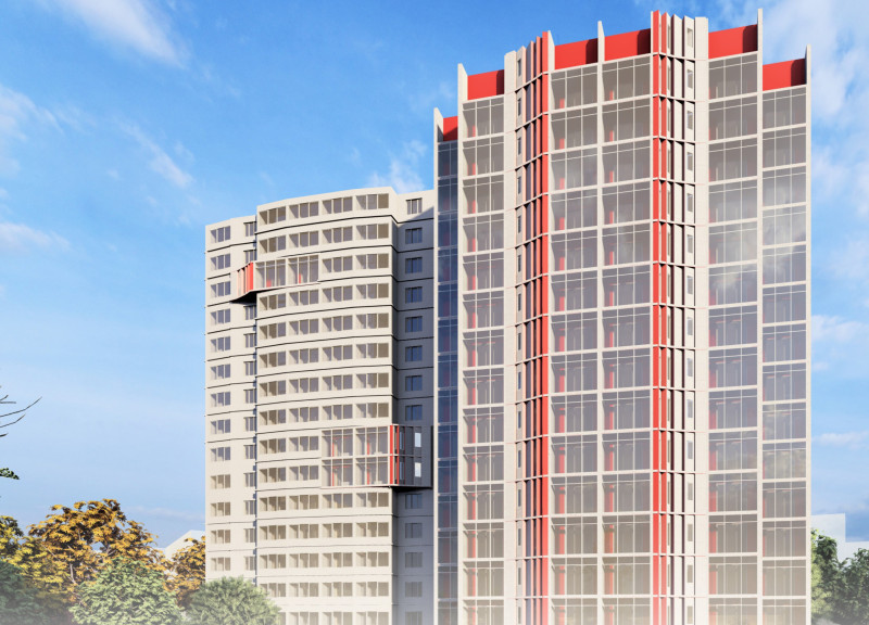 Charred Wooden Shingles and Prefabricated Elements in Sustainable Community Living