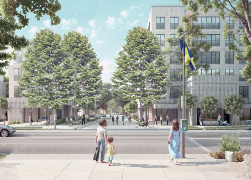 Up-Cycled Concrete and Steel Frameworks Transforming Urban Regeneration into Community-Centric Living