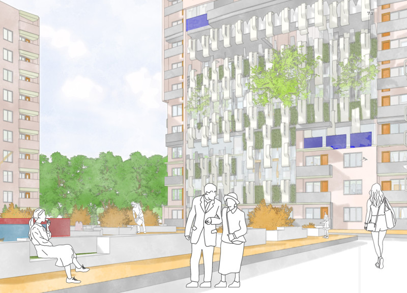 Vertical Gardens and Protective Fabrics in Resilient Community Structures