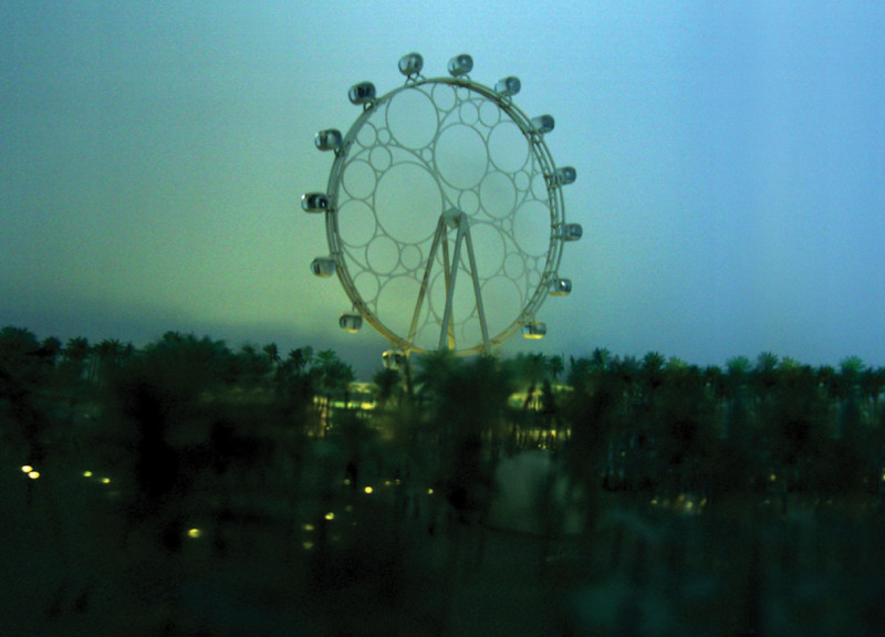 Circular Viewing Platform with Steel Framework Integrating Natural Landscaping