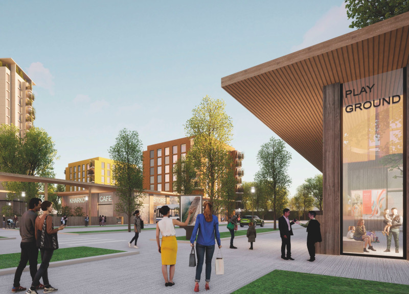 Bomb Shelters Integrated Within Prefabricated Concrete Housing Envelopes