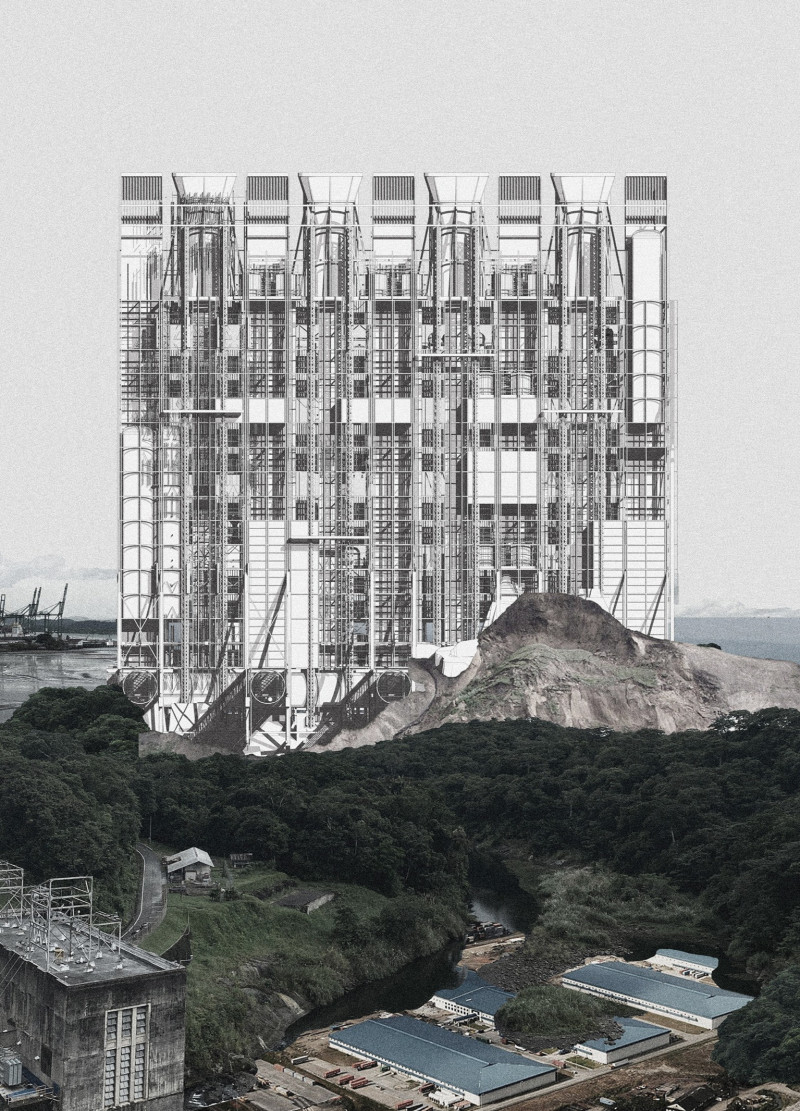 Integration of Reinforced Concrete and Transparent Facades in a Logistics Hub