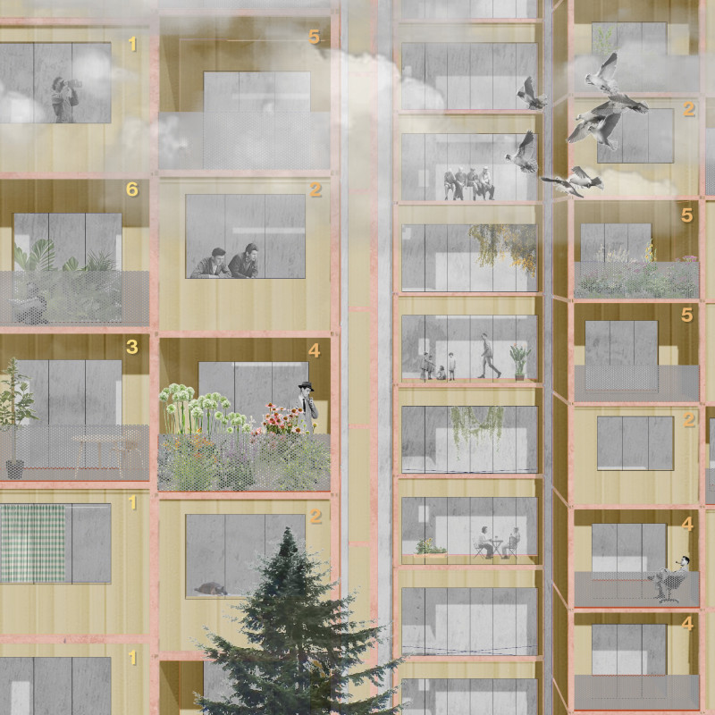 Modular Facades Enhanced with Lightweight Concrete and Steel Frames for Sustainable Community Living