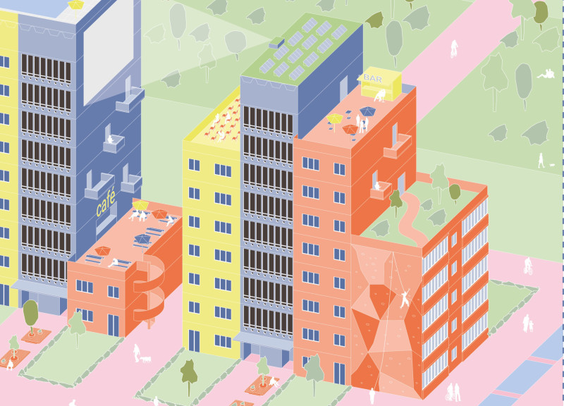 Repurposed Concrete Modules with Sustainable Timber for Community Resilience