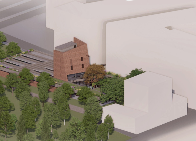 Healing Sanctuary with Brick Pathways and Generous Natural Light