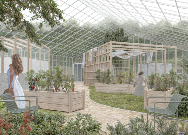 A Hospice Balancing Privacy and Community Spaces