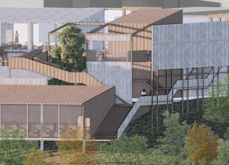 Charred Wooden Shingles and Cross-Laminated Timber Unite in a Sustainable Visitor Center