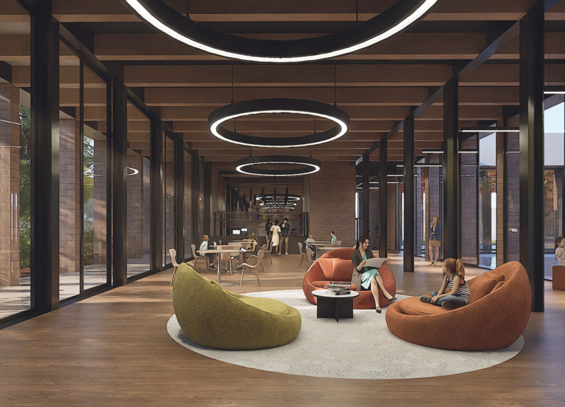 Rammed Earth and Steel Framework Create Flexible Learning Environments in an Eco-Friendly School Building