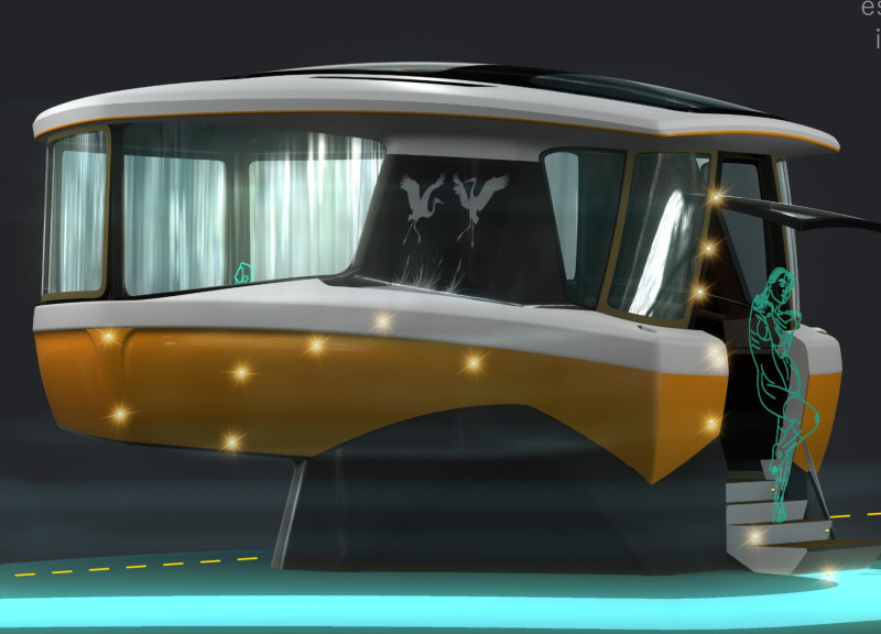 Charred Wooden Shingles and Cross-Laminated Timber Define a Multifunctional Urban Habitat