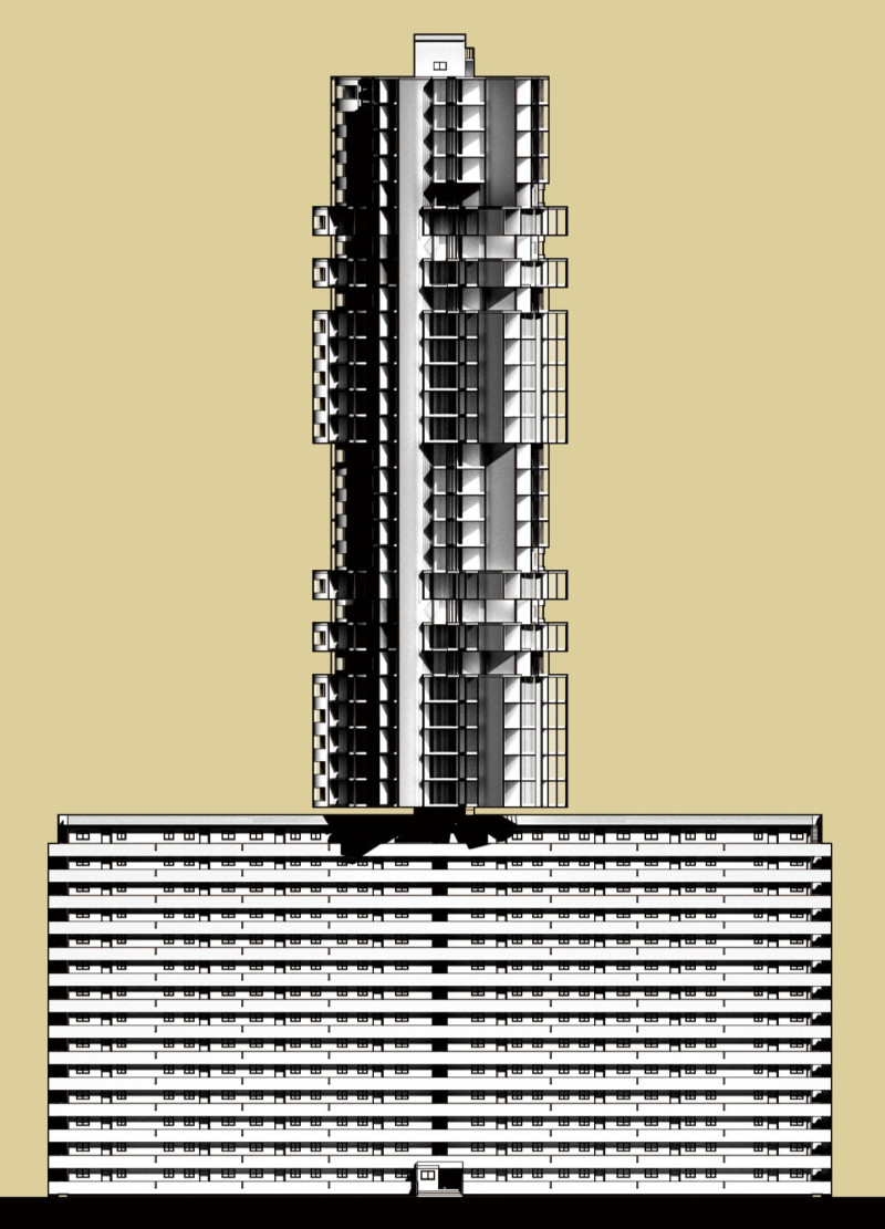 Vertical Living Enhanced by Expansive Glass and Natural Timber Elements in Urban Housing