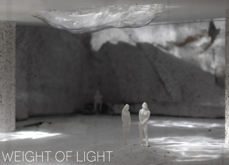 Light-Filled Gallery Crafted with Transparent Acrylic and Grounded in Natural Stone