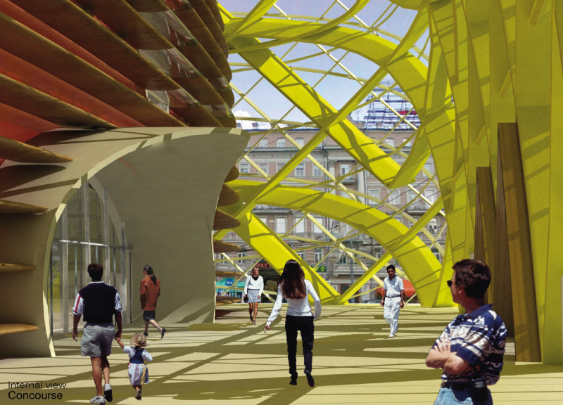 Dynamic Façade with Sentryglas and Movable Louvers in a Cultural Cinema Hub