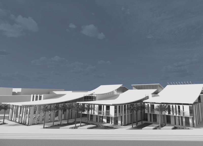 Asymmetrical Facades and Natural Ventilation in Sustainable Coastal Living