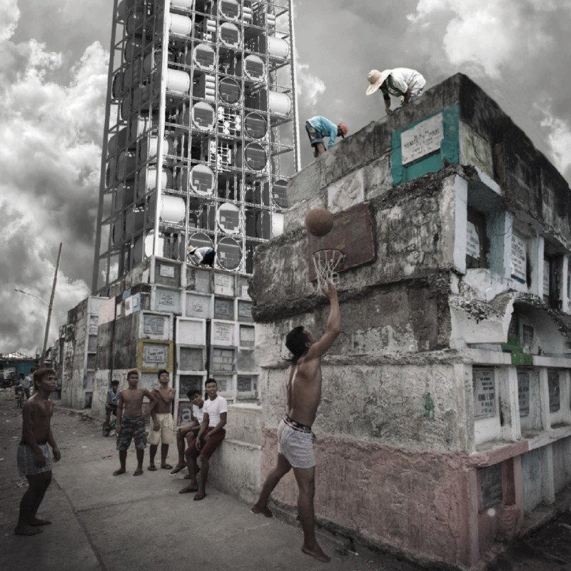 Integrating Natural Stone and Vertical Living Spaces in an Urban Context