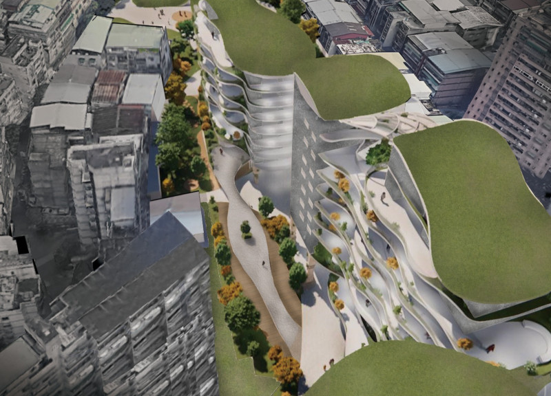 Charred Wooden Shingles and Green Roofs Redefining Urban Community Spaces