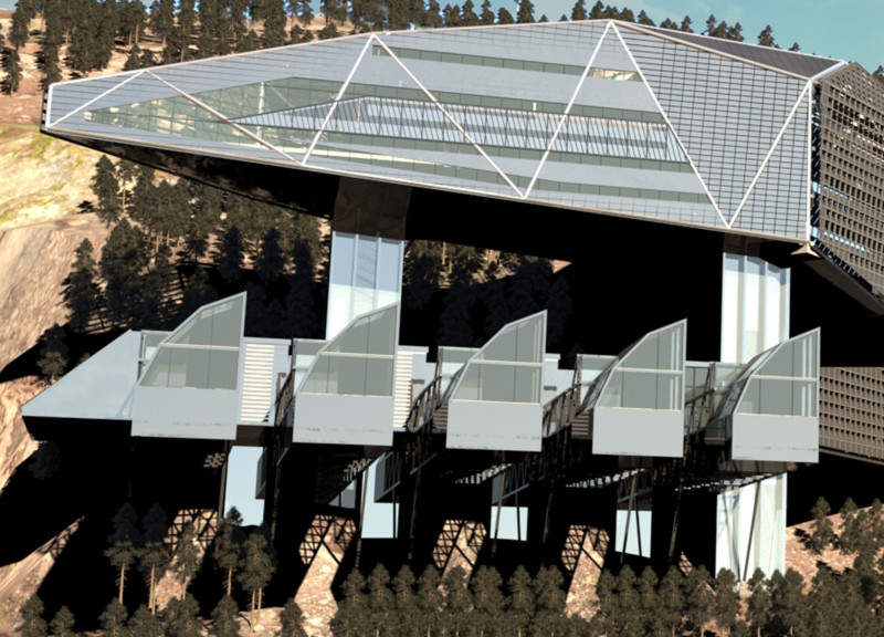 Elevated Design with Precast Concrete and Green Roofs for a Youth Rehabilitation Facility