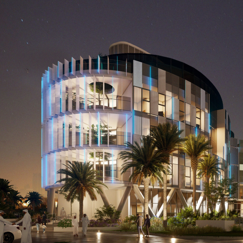 Charred Wooden Shingles and Cross-Laminated Timber Panels Defining a Community-Focused Rehabilitation Center