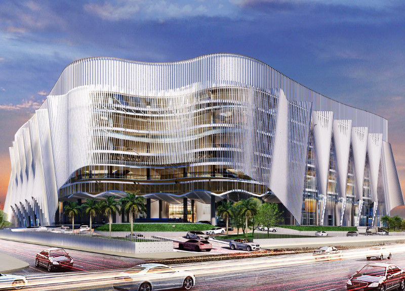 Translucent Glass Facade and Vertical Timber Grids Enhancing Community Functionality