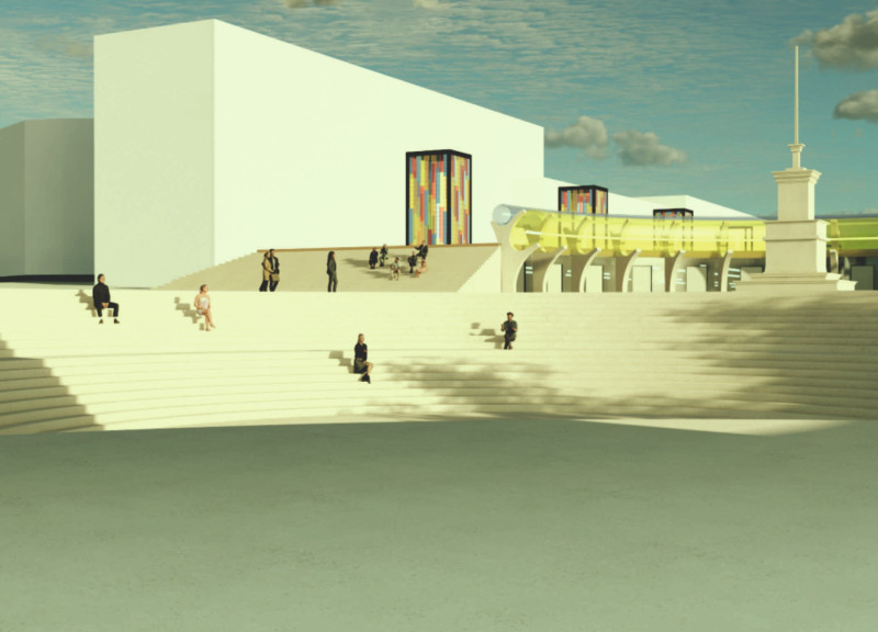 Glass Installations and Cultural Preservation Enhance Community Interaction in Urban Revitalization