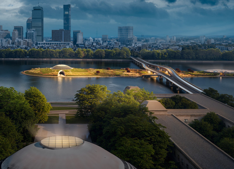 Transparent Dome and Native Planting Enhance Sustainable Riverfront Recreation