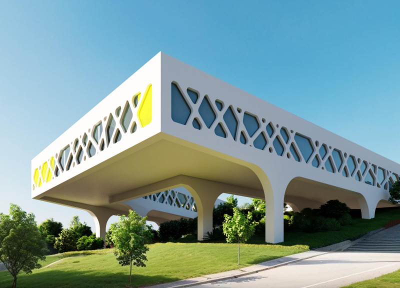 Vegetated Roofs and Glass Facades Enhancing Urban Learning Environments