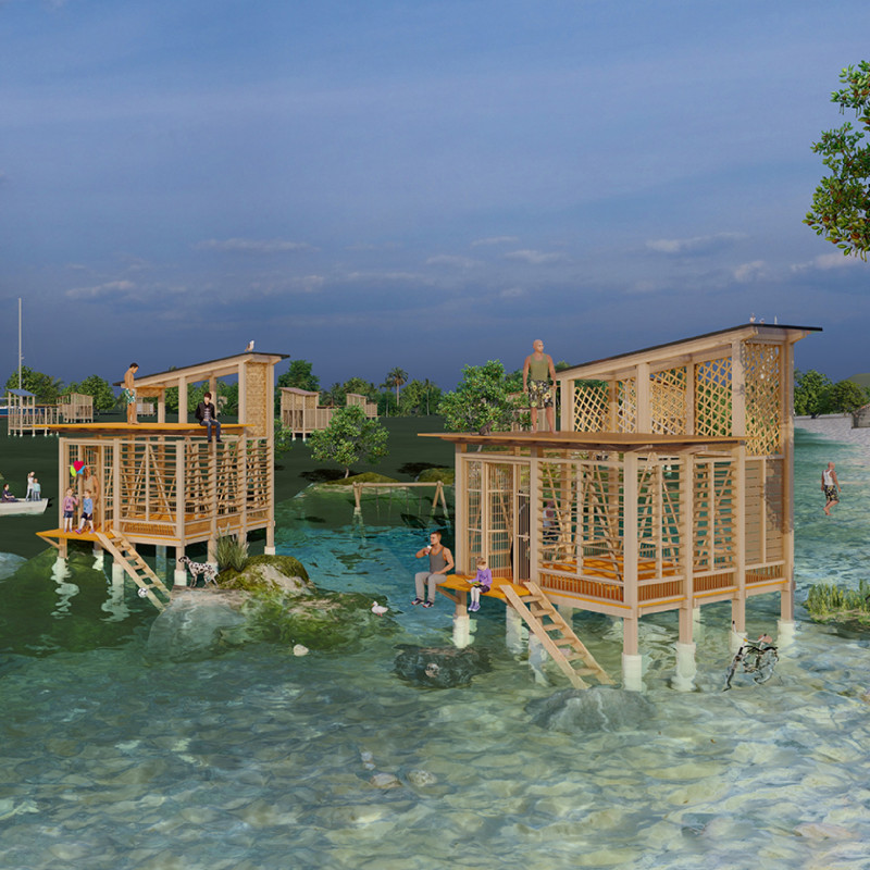 Elevated Living Through Modular Design and Sustainable Wood Materials in Flood-Prone Environments