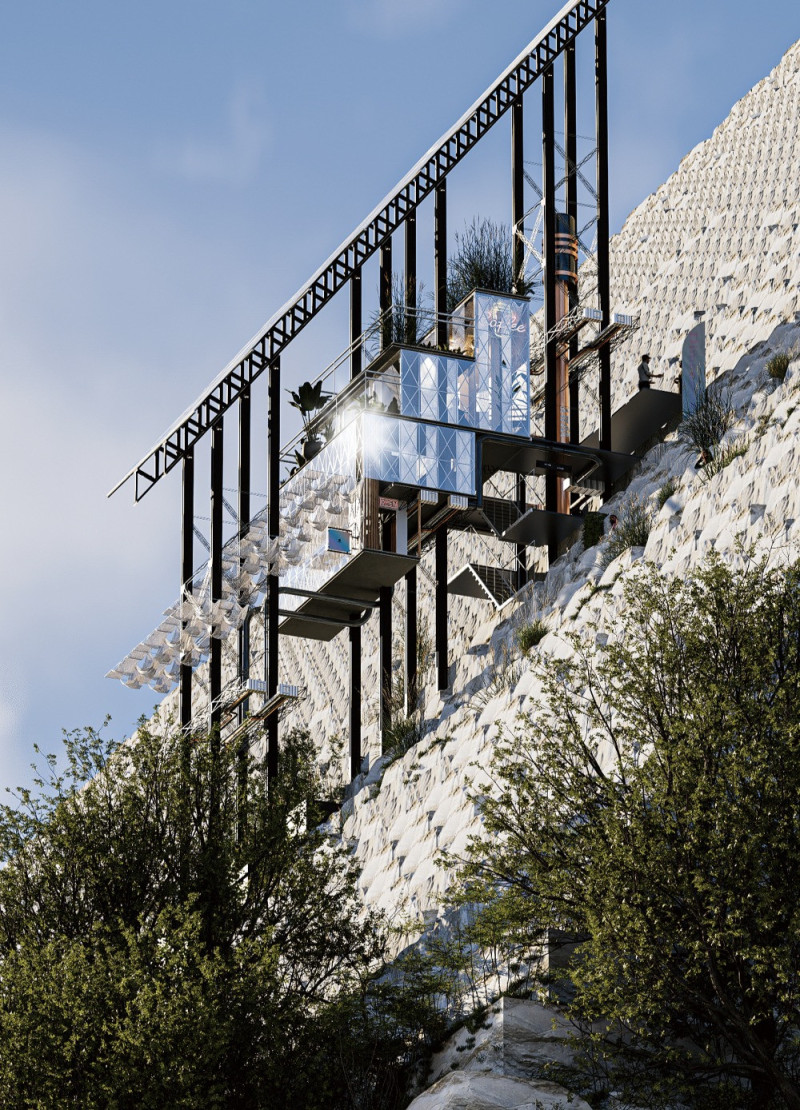 Biophilic Living Spaces Enhanced by Modular Design and Green Materials Near Historic Pyramids