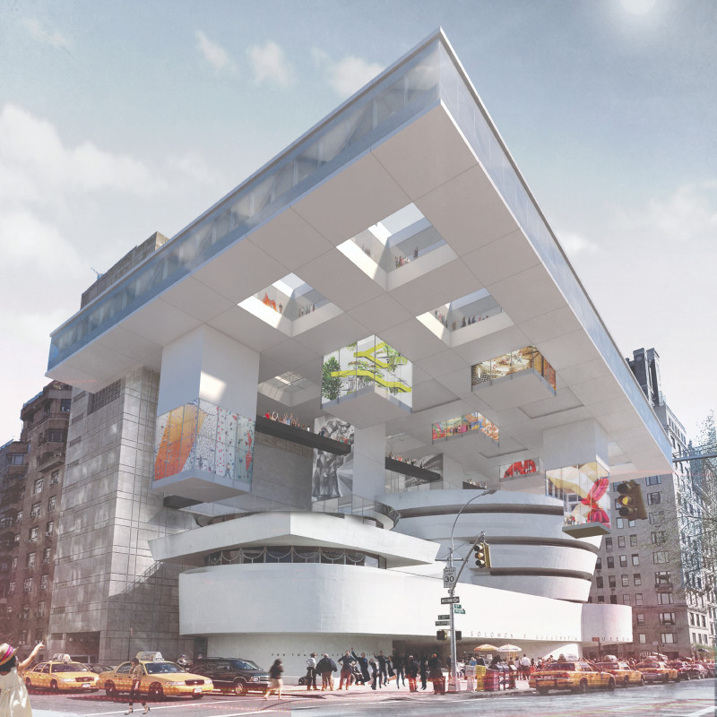 Translucent Glass Facades and Cantilevered Concrete Platform Create a Modern Cultural Venue