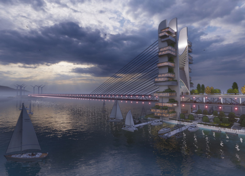 Elevated Green Roofs and Community-Centric Spaces Foster Ecological Restoration Near Lake Urmia