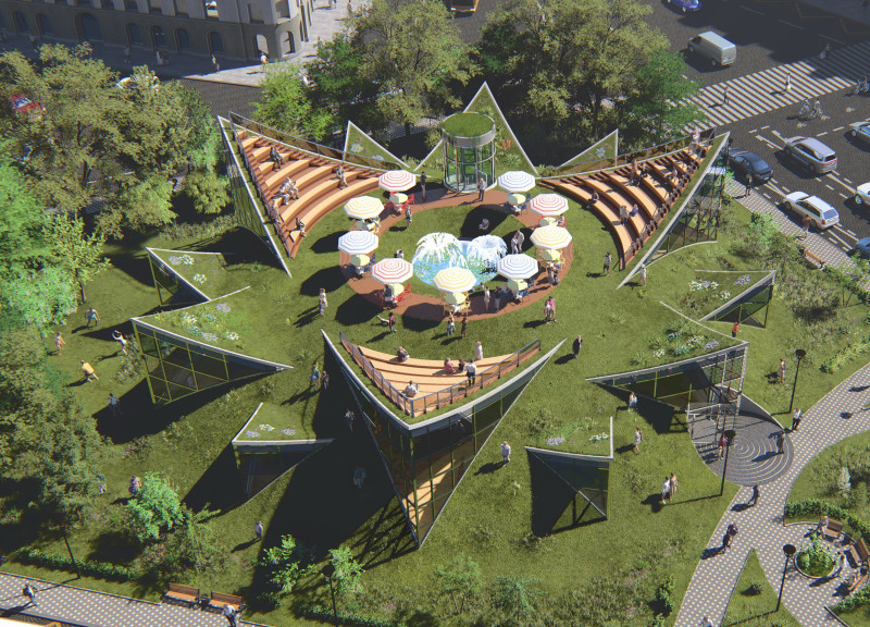 Charred Wood Shingles and Steel Framework Enhance a Multifunctional Arts Space