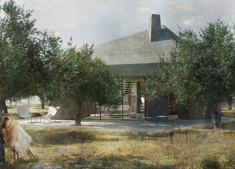 Curvilinear Forms and Transparent Facades Blending Concrete and Glass in a Mediterranean Residence