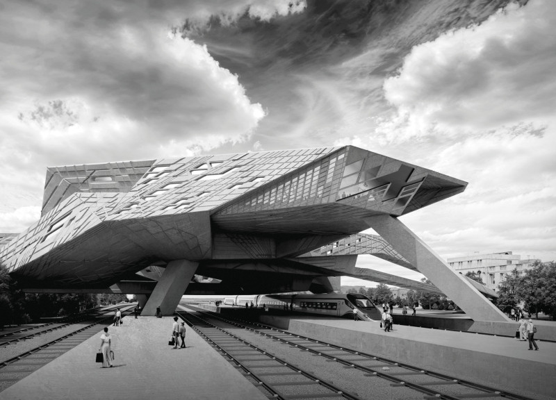 Robotic Fabrication with Angular Facades in Reinforced Concrete Building