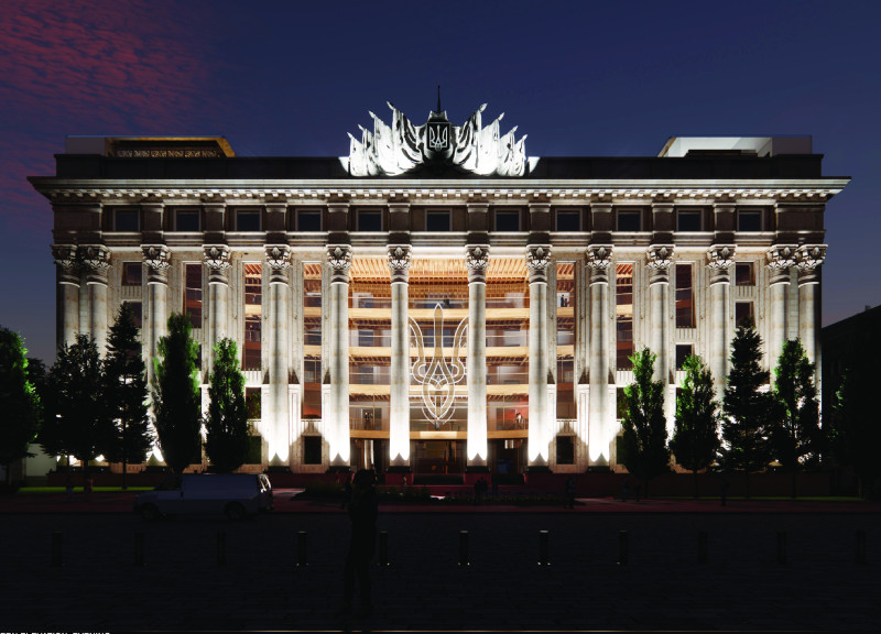 Charred Wooden Shingles and Laminated Wood Create a Dynamic Civic Hub