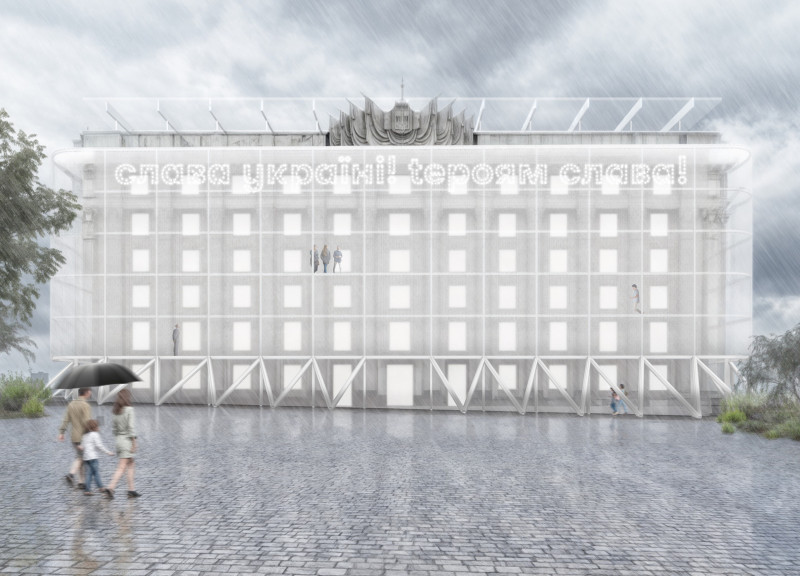 Repurposed Rubble and Steel Beams Transforming Public Space into a Sustainable Community Hub