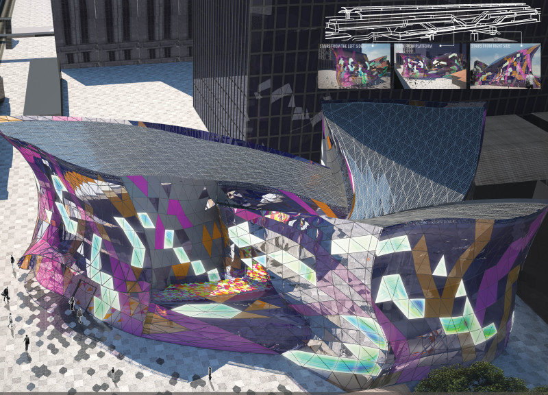 Thermochromic Glass and Fluid Design Create Interactive Fashion Hub in Bangkok