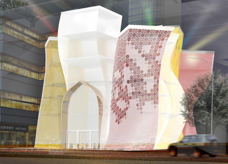 Biophilic Design Featuring Water Elements and Transparent Facades in a Fashion Hub