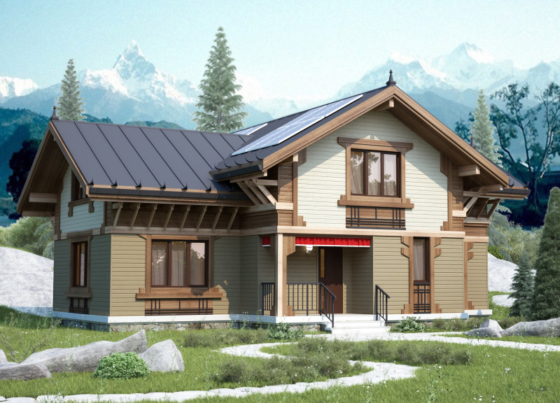 Sips and Cyclopean Concrete Form a Sustainable Mountain Retreat in Nepal