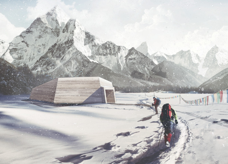 Rammed Earth Walls and Straw Insulation Create a Sustainable Retreat in the Mountains