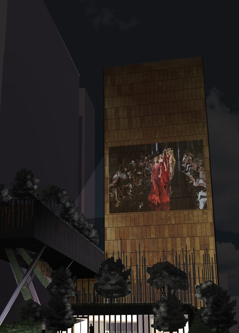 Charred Wooden Shingles and Cross-Laminated Timber Create a Multifunctional Urban Hub