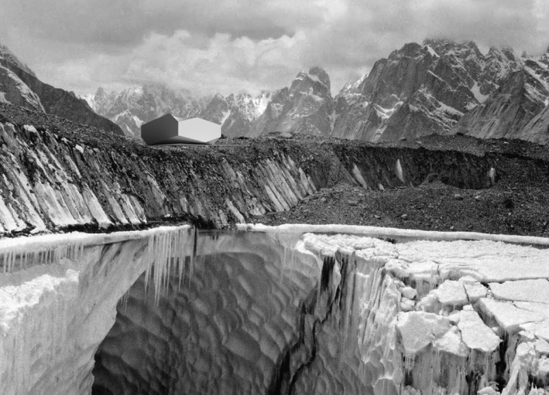 Charred Wooden Shingles Combine with Laminated Timber to Create a Himalayan Mountain Hut