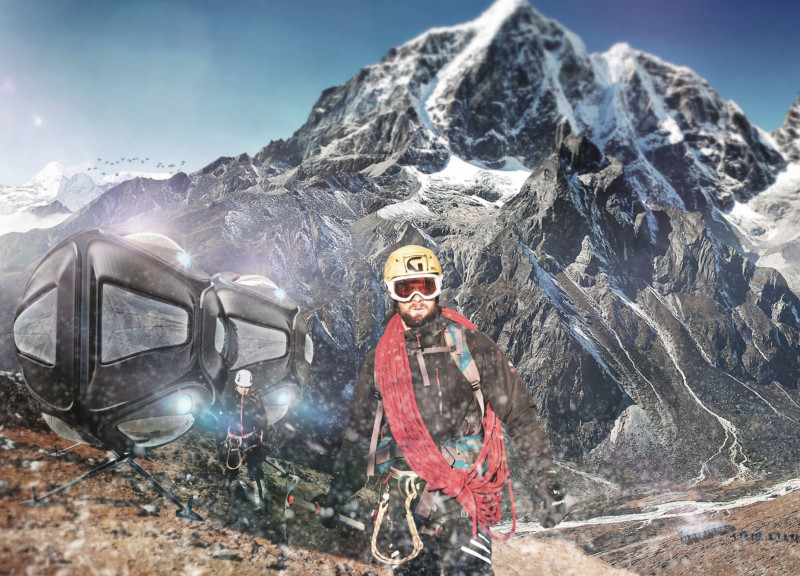 Modular Dodecahedron Shelter Constructed with Composite Materials for High-Altitude Living