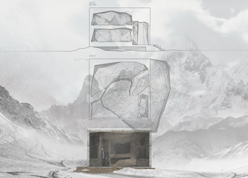 Charred Wooden Shingles and Cross-Laminated Timber in a Mountain Retreat Designed for Climbers