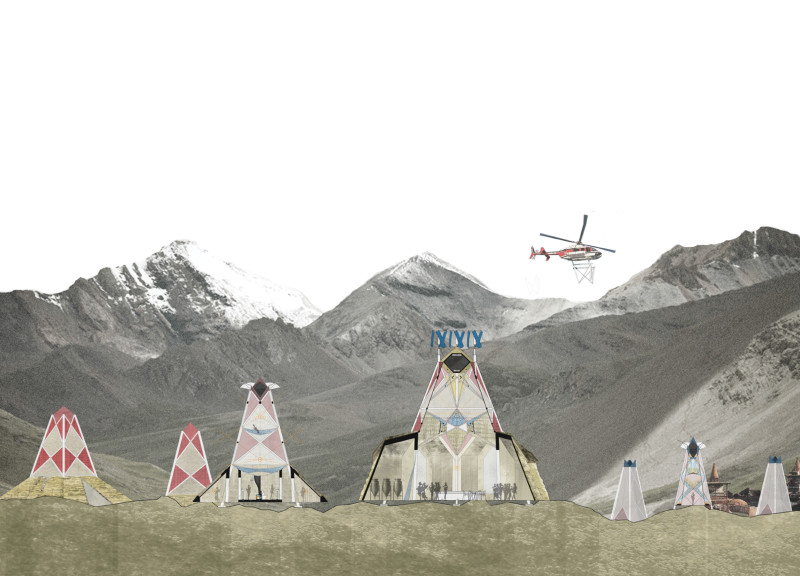 Hydroponic Gardens and Local Stone Integration in Sustainable Mountain Living