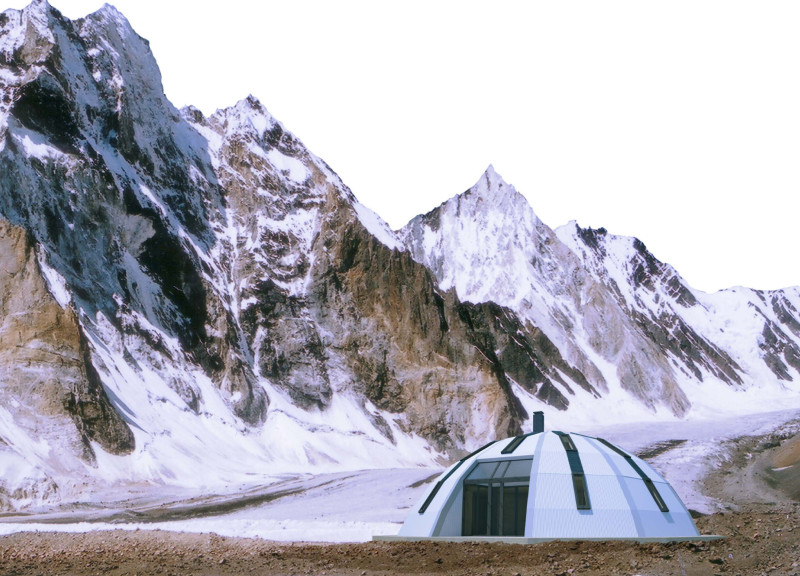 Pyramidal Structure Crafted from Charred Wooden Shingles and Timber Integrating Passive Design in Himalayan Community