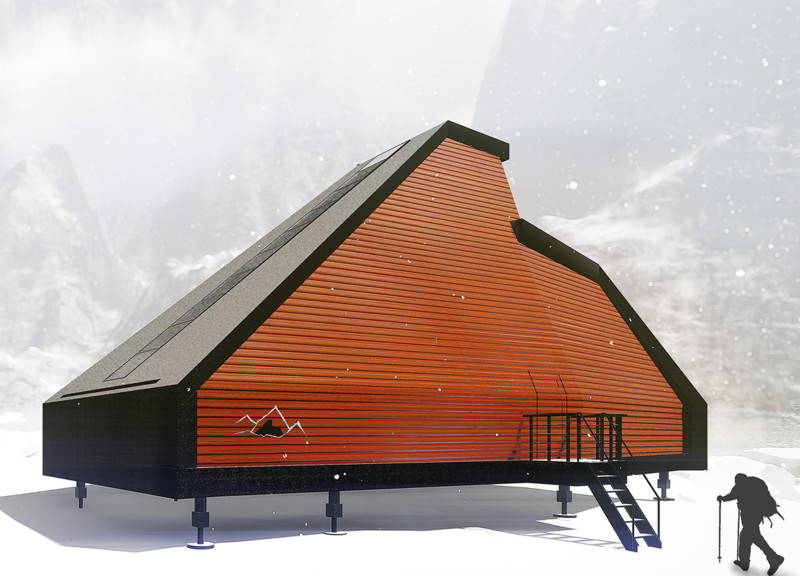 Modular Retreat Utilizing Sustainable Aluminum and Thermal Insulation in Himalayan Terrain