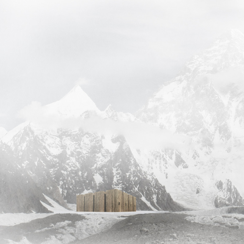 Charred Wooden Shingles and Natural Stone Form a Sustainable Lodge for Trekkers