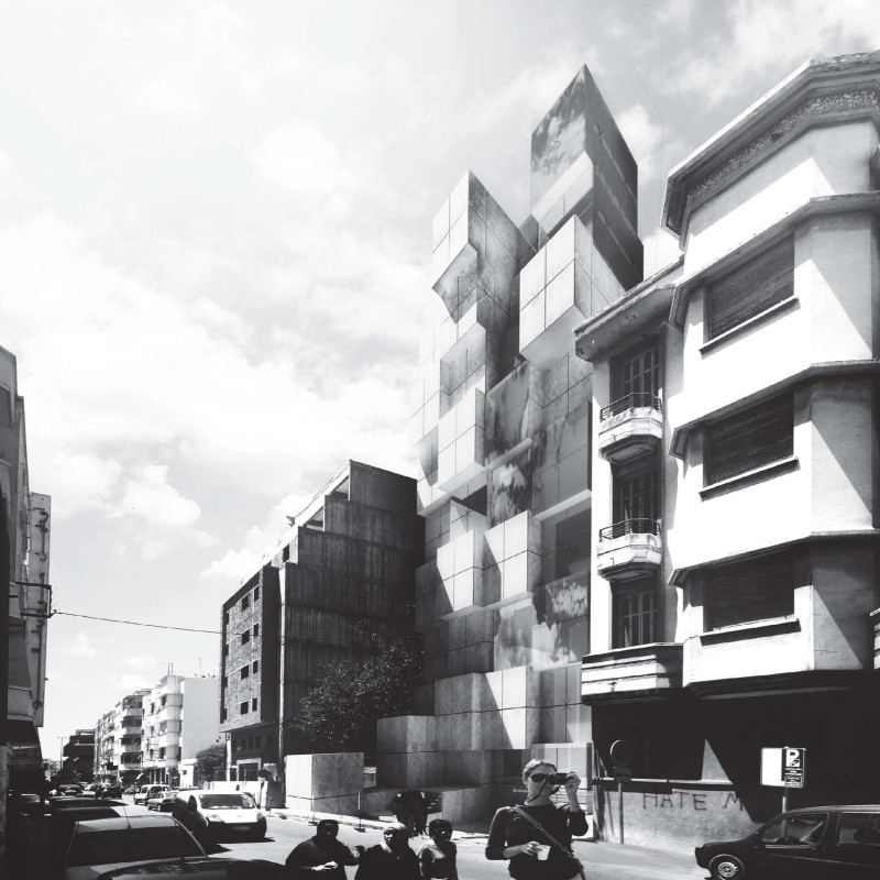 Translucent Marble Facade and Modular Configuration in a Memorial Community Space