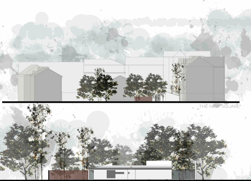 Natural Light and Tatami: a Sustainable Space Integrating Brick and Greenery