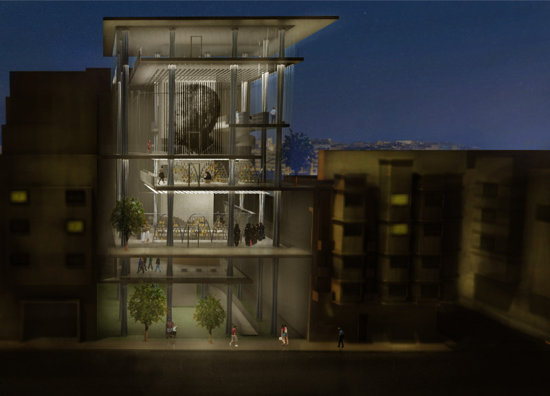 Curved Glass Facade and Local Artwork Enhance the Community-Centric Library Experience