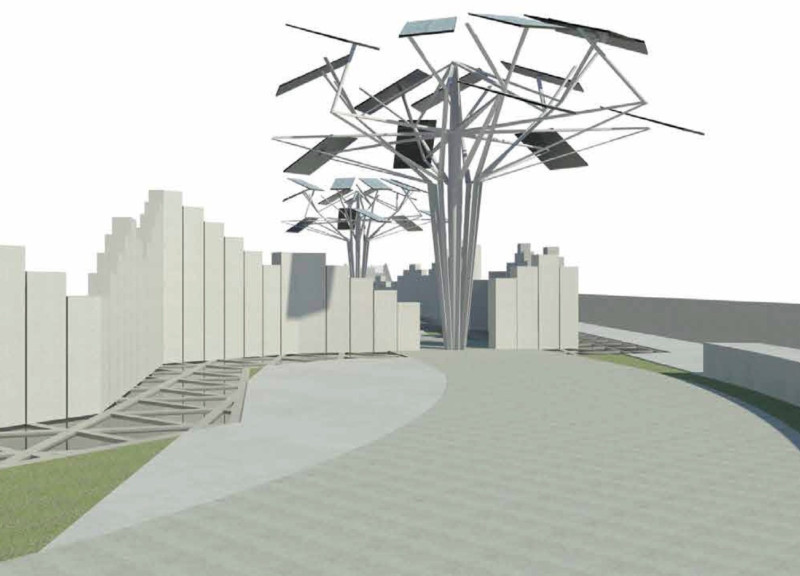 Transparent Concrete and LED Illumination Creating a Cultural Narrative in a Public Memorial